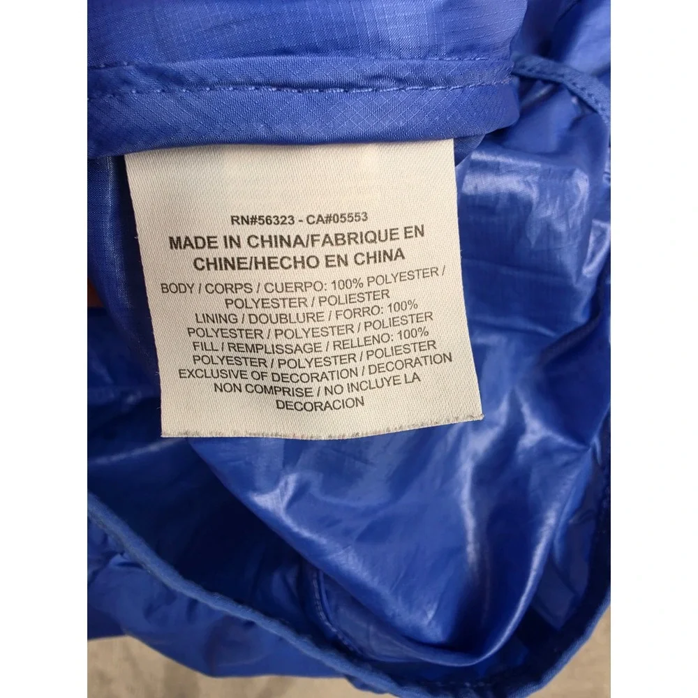 Nike Aeroloft Poly Fill Running Vest Womens XS Blue Full Zip Lightweight